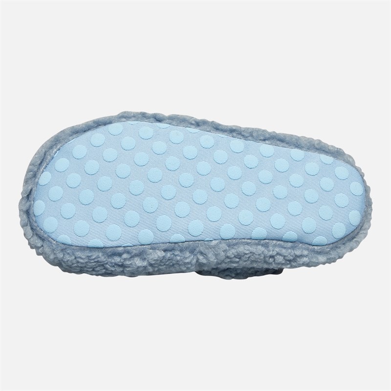 Lilo and Stitch Pantoufles Mule Bedale Borg Bleu Clair Fille - Image 3
