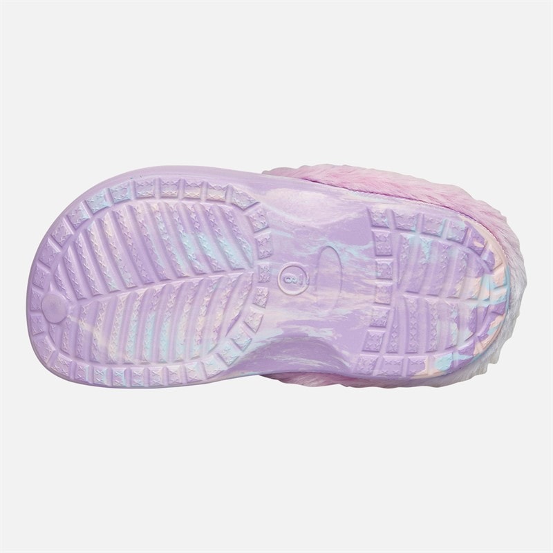 Lilo and Stitch Baby Meisjes Sligo Clogs met Faux Fur Voering Lila / Multi - Afbeelding 3