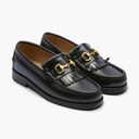 Playboy Footwear Loafers Valerie Femme Black Leather