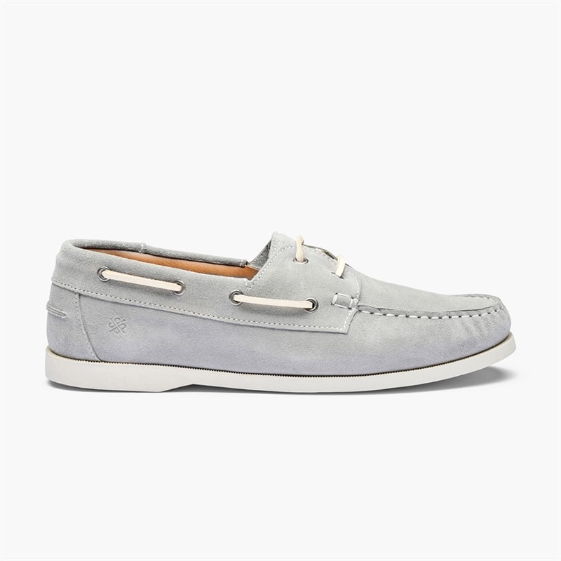 Playboy Footwear Heren Isla Schoenen Grey Suede/Off White - Afbeelding 2
