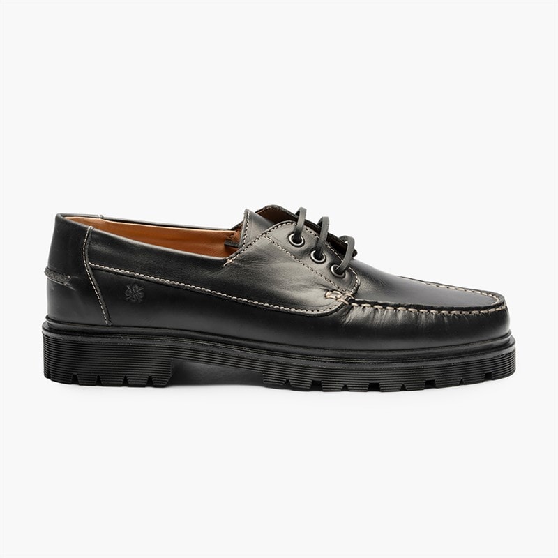 Playboy Footwear Heren Casper 4.0 Schoenen Black Leather/Zwart - Afbeelding 2