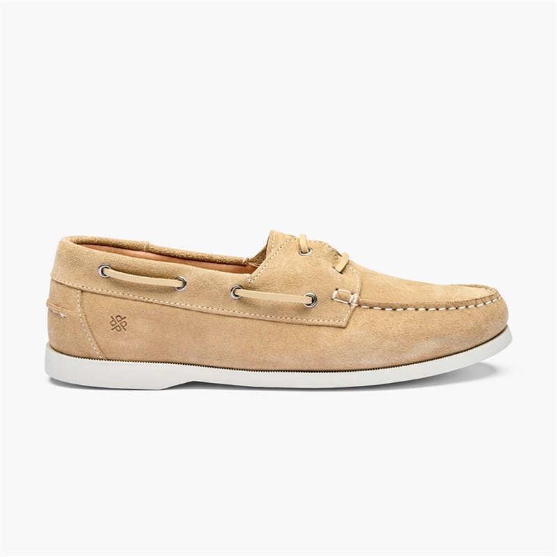 Playboy Footwear Heren Isla Schoenen Sand Suede/Off White - Afbeelding 2