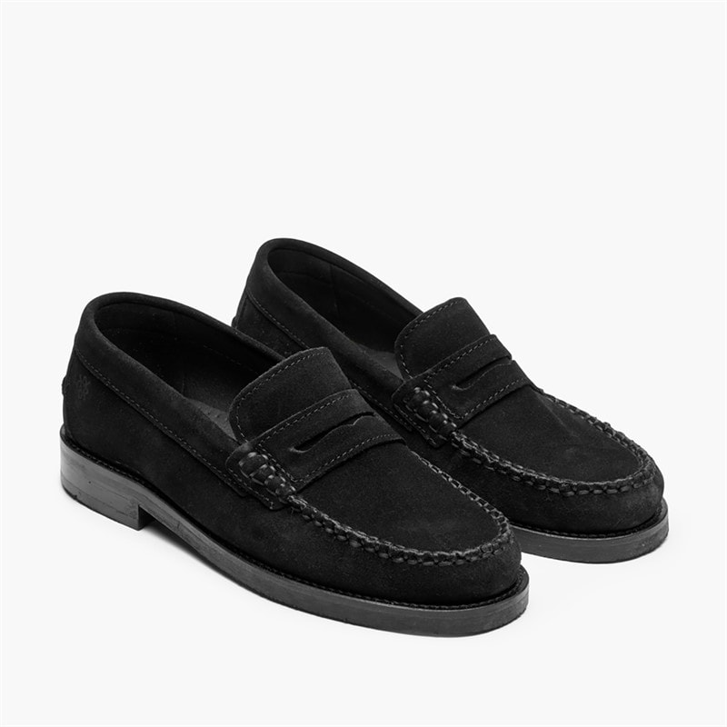 Playboy Footwear Dames Toc1936 Norah Instappers Black Suede