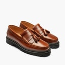 Playboy Footwear Toc1936 The Baker Loafers dla niego kolor Brandy Leather