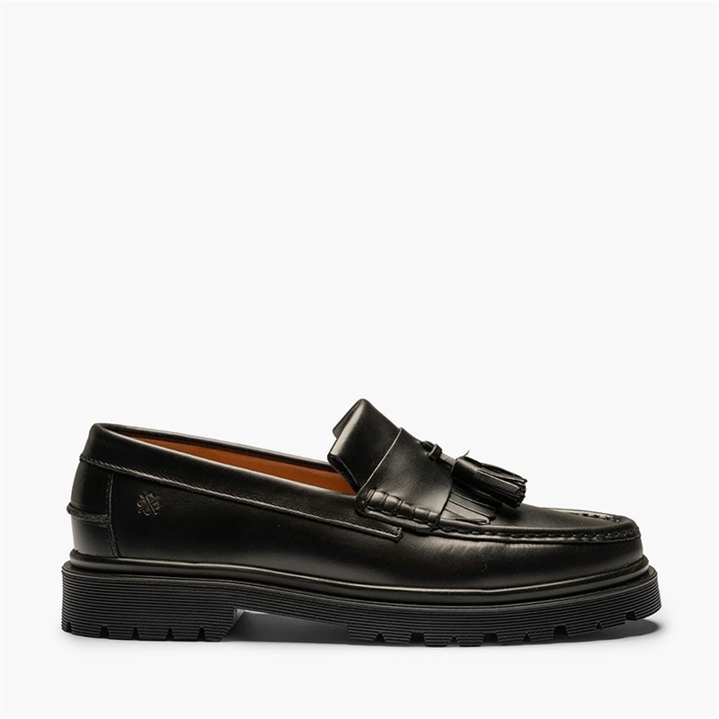 Playboy Footwear Toc1936 The Baker Loafers dla niego kolor Black Leather – zdjęcie  2