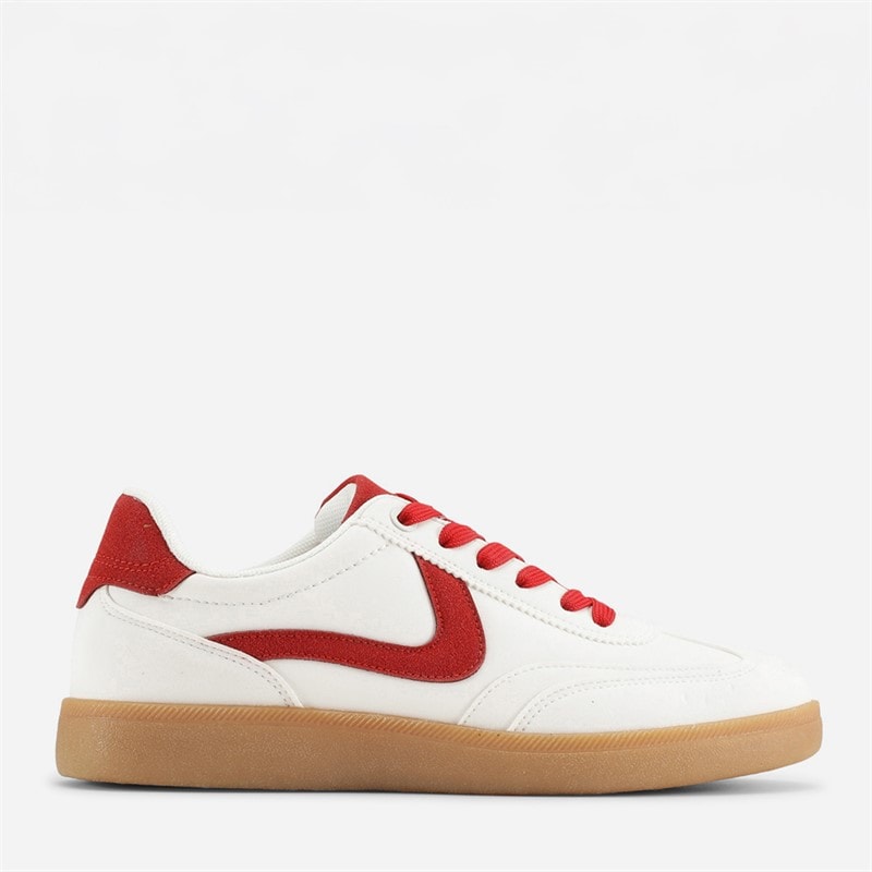 Rugged Gear Schoenen Wit/Rood White-Red