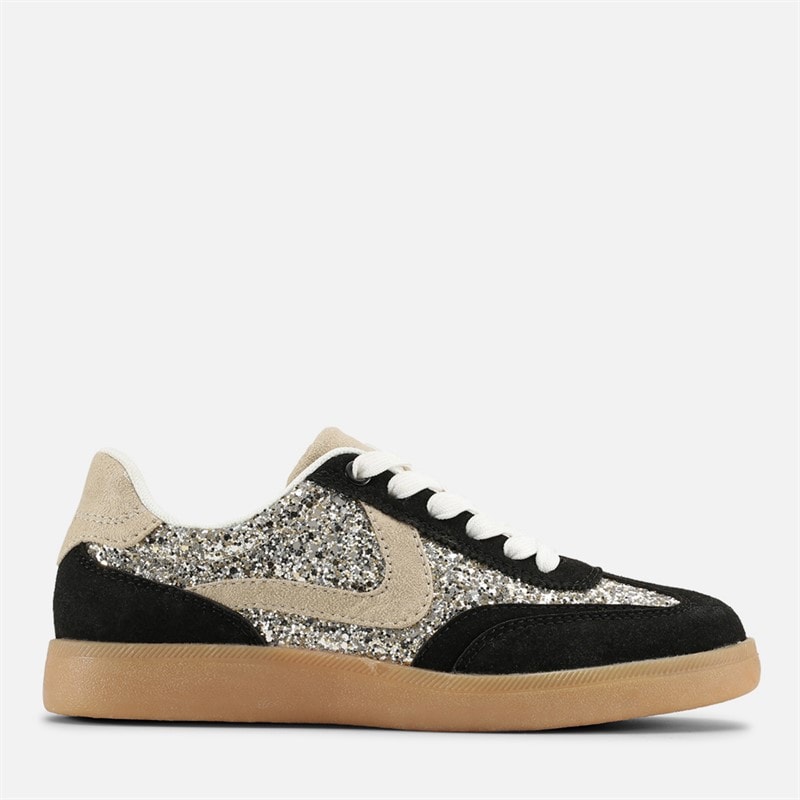 Rugged Gear Buty dla niej czarne/brokatowe kolor Black-Glitter