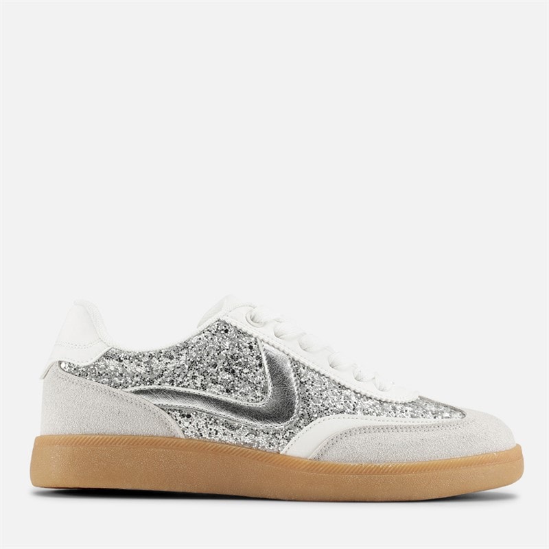 Rugged Gear Chaussures Femme Blanc/Paillettes White-Glitter