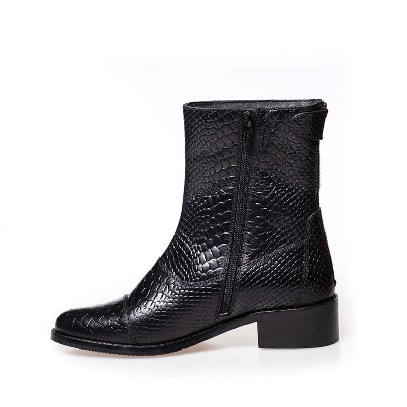Copenhagen Shoes Damen Schwarze Stiefel 001 Schwarz - Bild 2