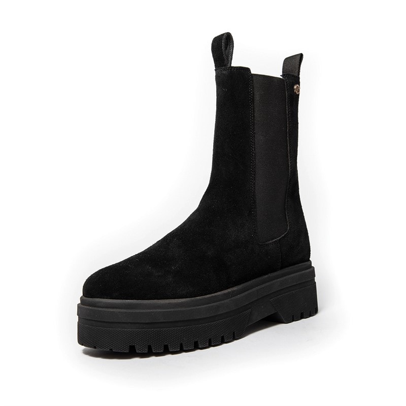 Copenhagen Shoes Damen Going Suede Copenhagen Stiefel 001 Schwarz - Bild 3
