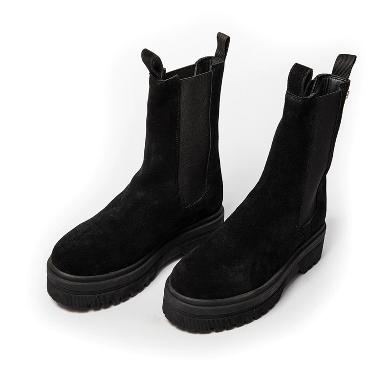 Copenhagen Shoes Damen Going Suede Copenhagen Stiefel 001 Schwarz - Bild 4
