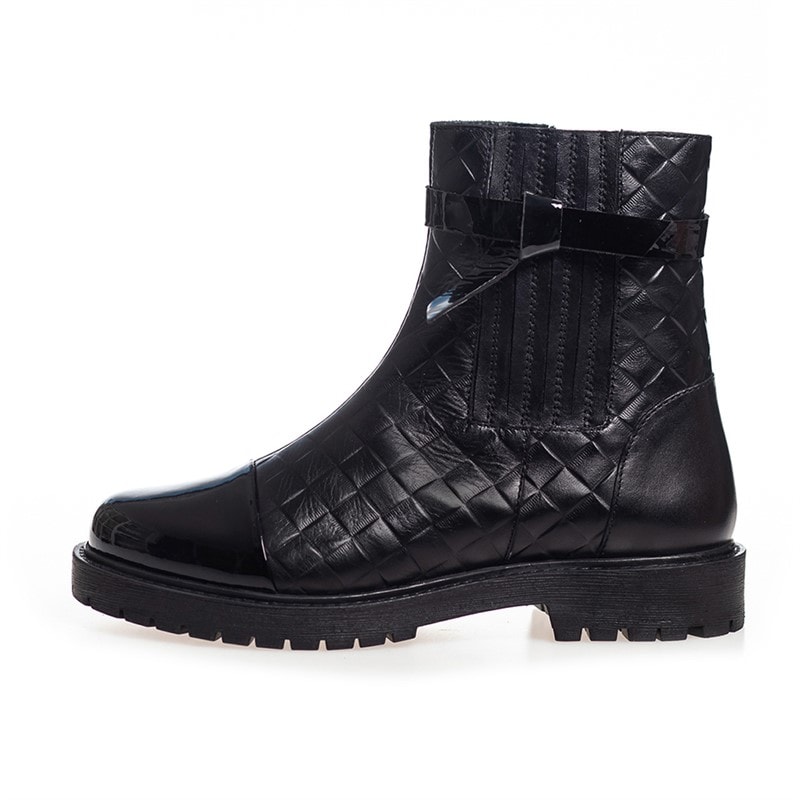 Copenhagen Shoes Dames Be My Guest Laarzen 0011 Zwart Lak - Afbeelding 2