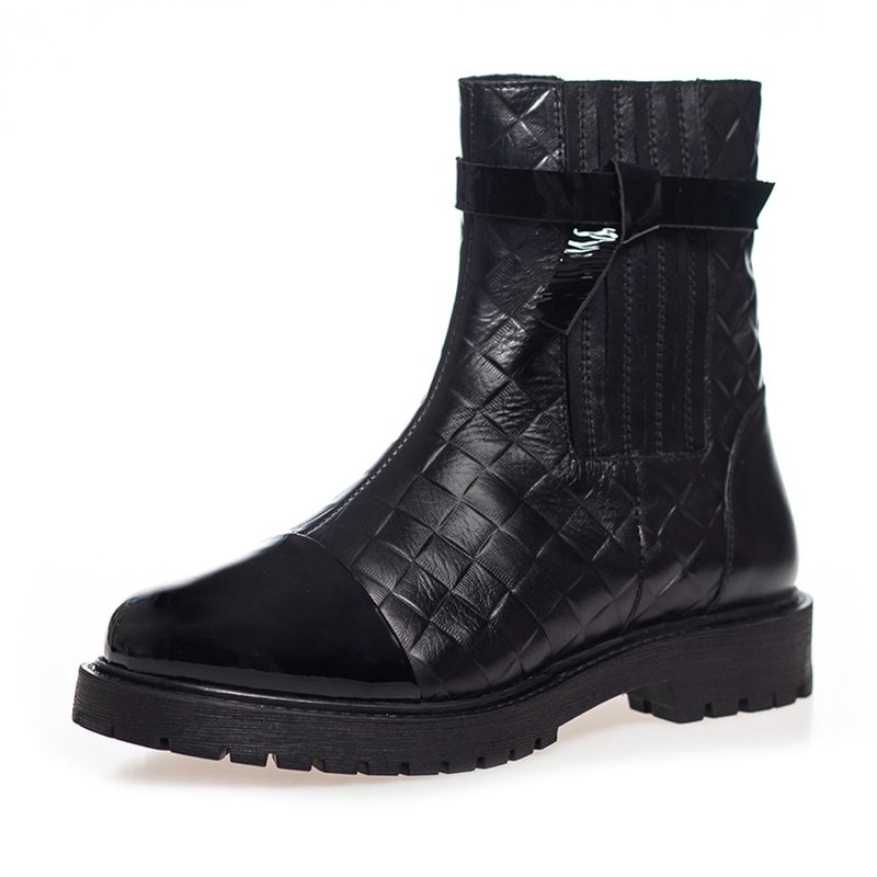 Copenhagen Shoes Dames Be My Guest Laarzen 0011 Zwart Lak - Afbeelding 3