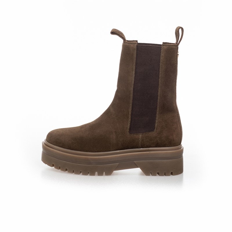 Copenhagen Shoes Damen Wildleder Gehen 22 Stiefel 099 Army W/Brown Sole - Bild 2