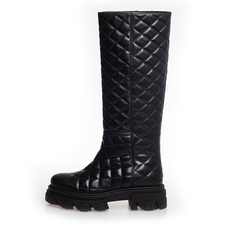 Copenhagen Shoes Dames Emily In Paris Lange Laarzen 0001 Black