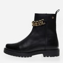 Copenhagen Shoes Dames Bloem Ogen Laarzen 2210 Black/Gold/Patent