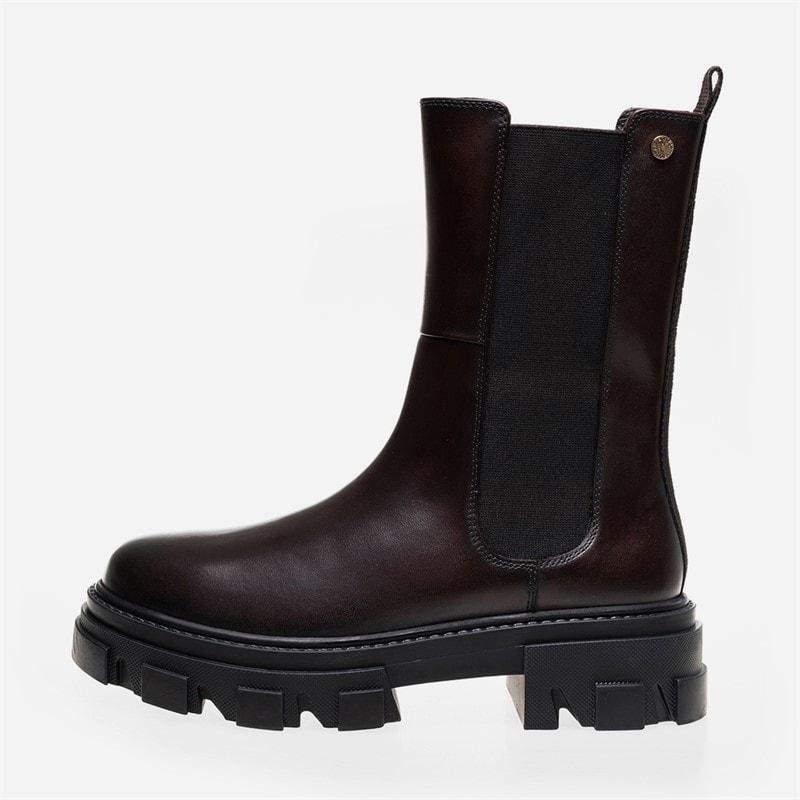 Copenhagen Shoes Dames Penny Meisjes Laarzen 847 Dark Brown - Afbeelding 1