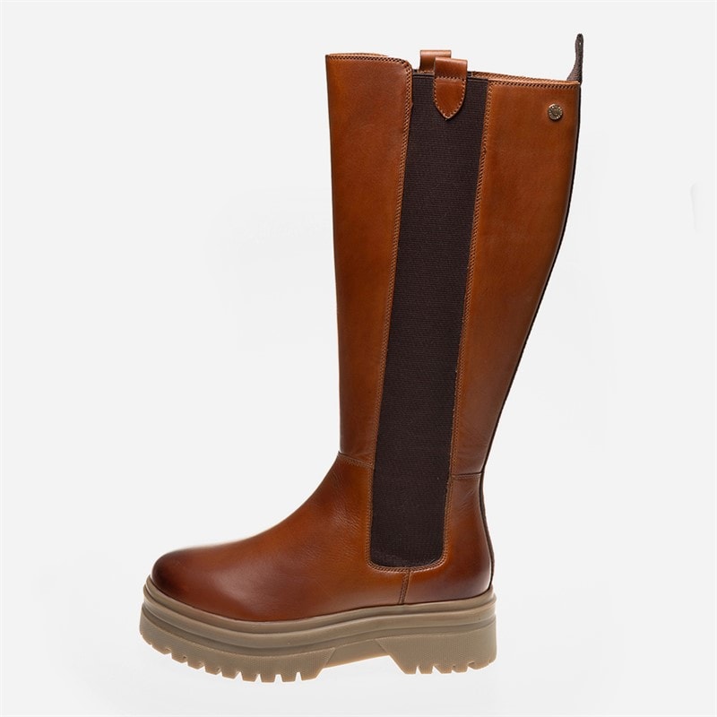 Copenhagen Shoes Dames Hoge Copenhagen Laarzen 112 Cognac - Afbeelding 1