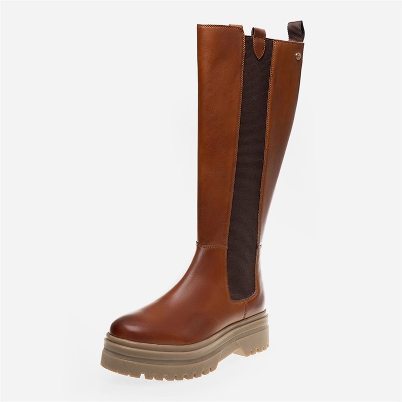 Copenhagen Shoes Dames Hoge Copenhagen Laarzen 112 Cognac - Afbeelding 2
