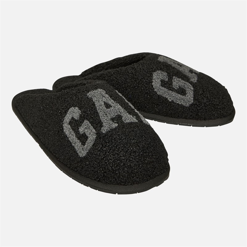 GAP Heren Plano III Borg Pantoffels Zwart - Afbeelding 1