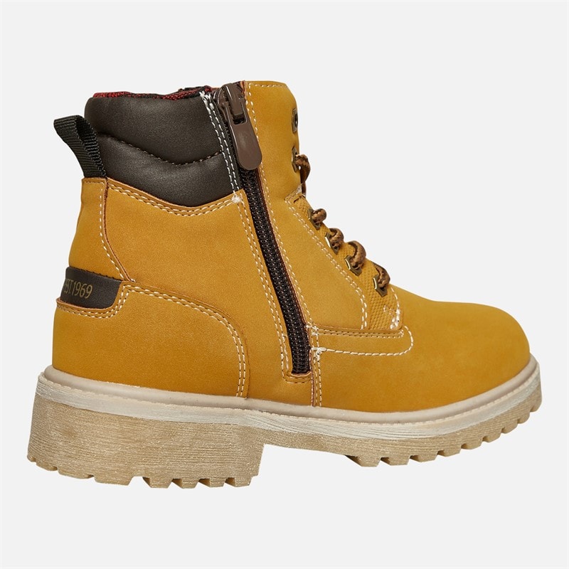 GAP Dayton II Mid Lace buty za kostkę dla chłopca kolor żółty/królewski – zdjęcie  5