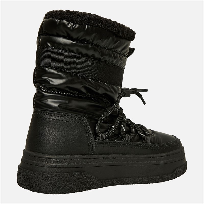 GAP Damen Paradies Hohe Nylon Schneestiefel Schwarz - Bild 5