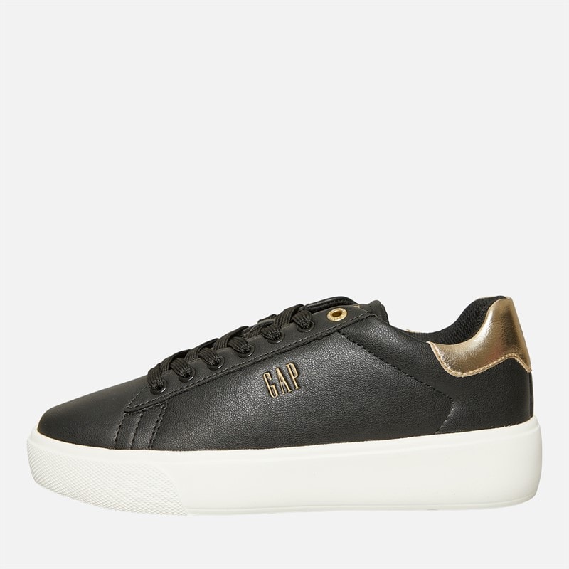 GAP Dames Cary Cupsole Sneakers Zwart