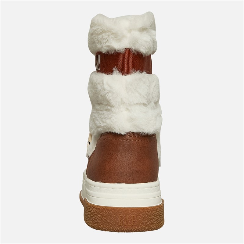 GAP Bottes de Neige Hautes Fourrure Paradis Femme Sable Kaki - Image 3
