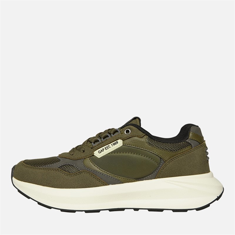 GAP Heren Speed Trainers Olijf