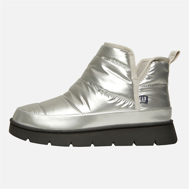 GAP Dames Richmond Mid Metallic Snowlaarzen Zilver