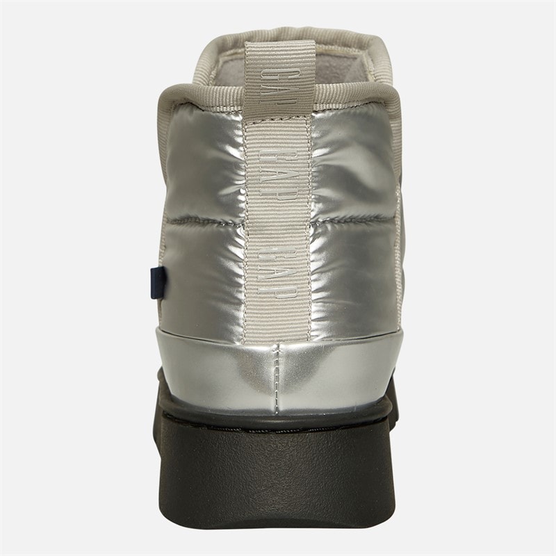 GAP Dames Richmond Mid Metallic Snowlaarzen Zilver - Afbeelding 3