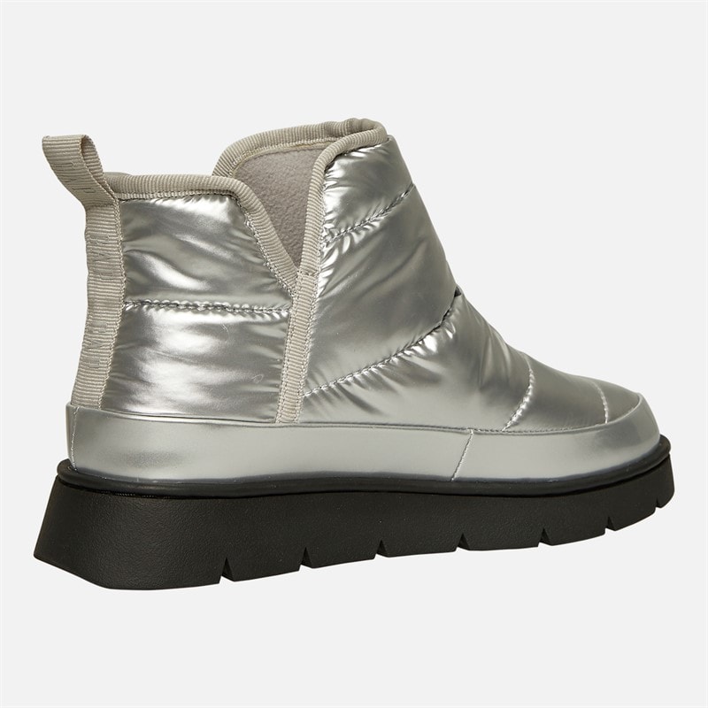 GAP Dames Richmond Mid Metallic Snowlaarzen Zilver - Afbeelding 5