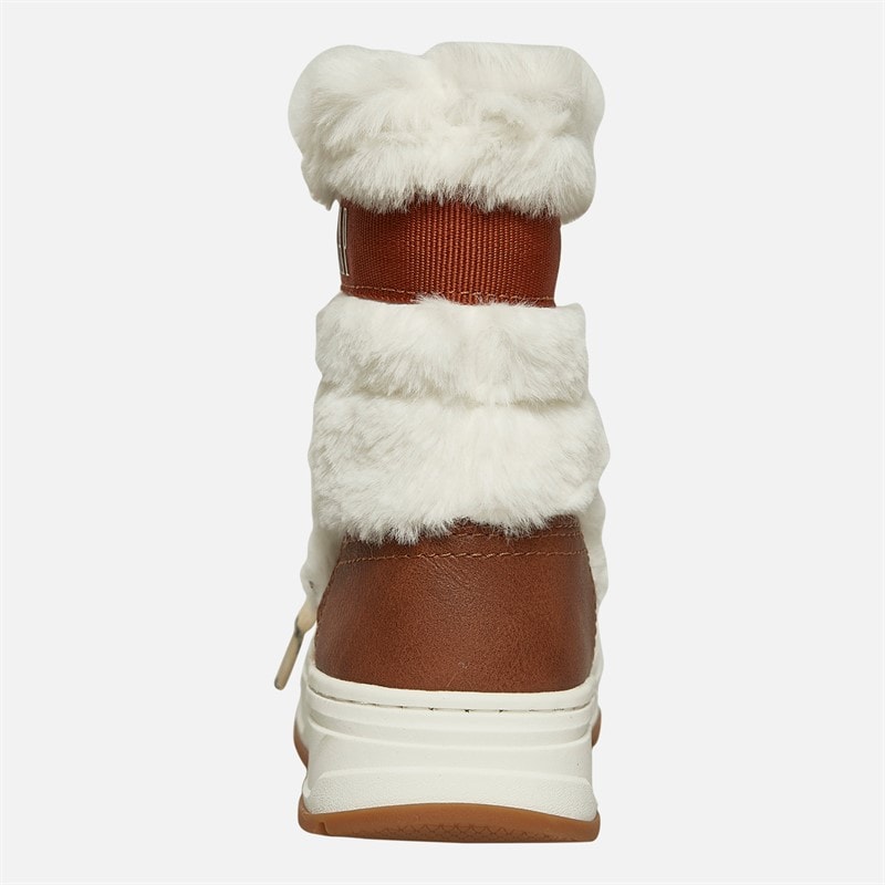 GAP Mädchen Paradies Hohe Pelz Schneestiefel Sand Khaki - Bild 3