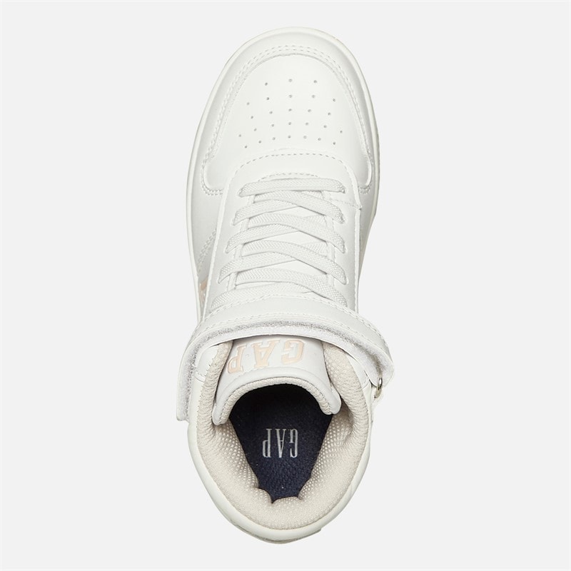 GAP Fille Boston Mid Baskets Blanc/Rose - Image 4