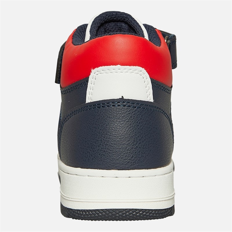 GAP Jongens Boston Mid Sneakers Navy/Rood - Afbeelding 3