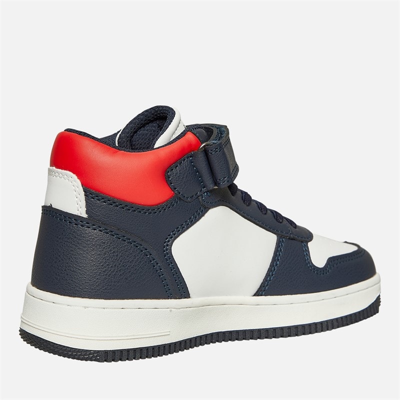 GAP Jongens Boston Mid Sneakers Navy/Rood - Afbeelding 5