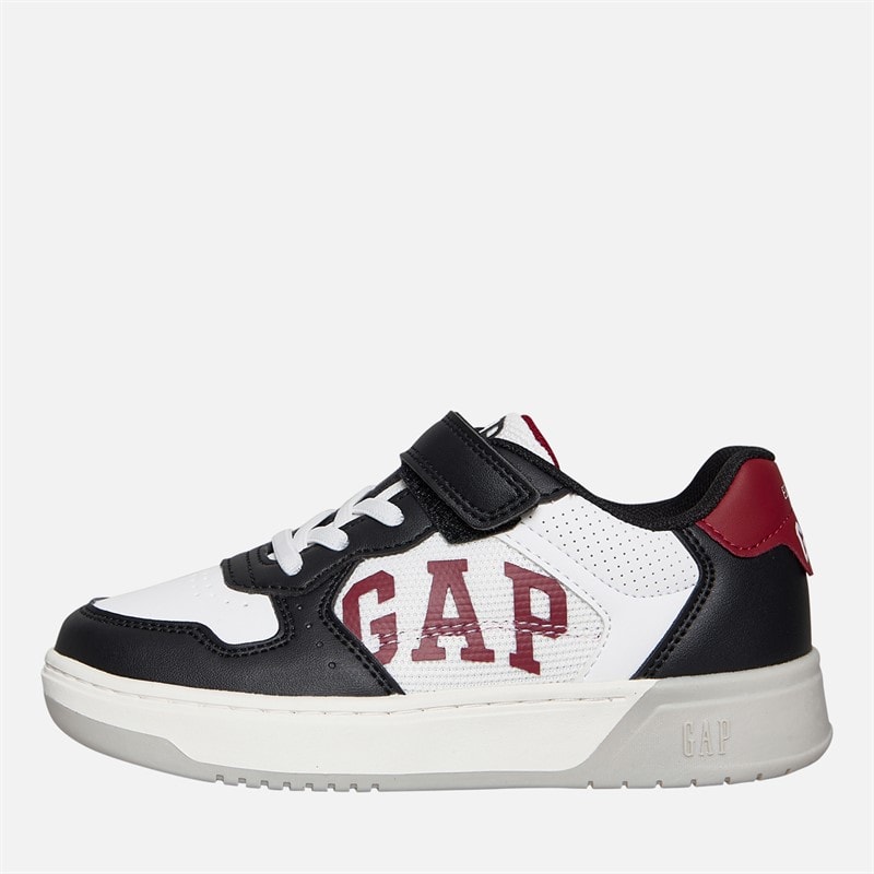 GAP Jongens Detroit Sneakers Zwart/Wit/Rood Black wit Red - Afbeelding 1
