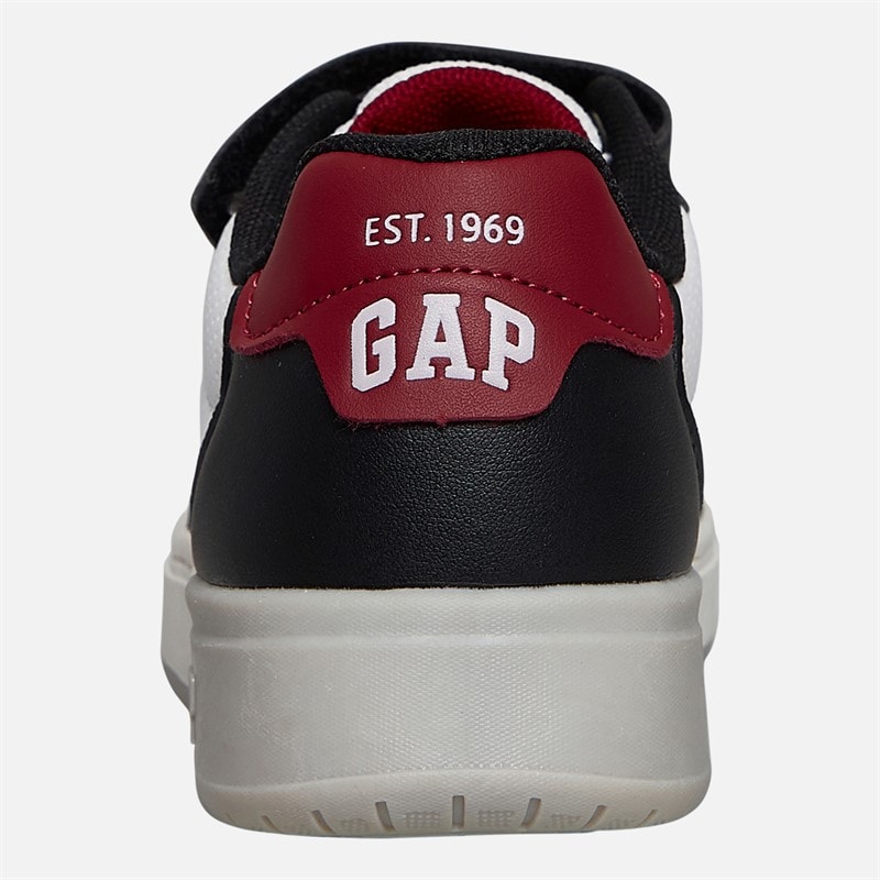 GAP Jongens Detroit Sneakers Zwart/Wit/Rood Black wit Red - Afbeelding 3