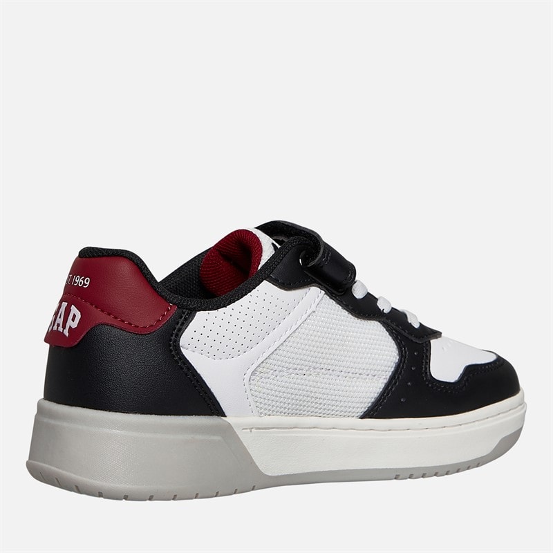 GAP Jongens Detroit Sneakers Zwart/Wit/Rood Black wit Red - Afbeelding 5