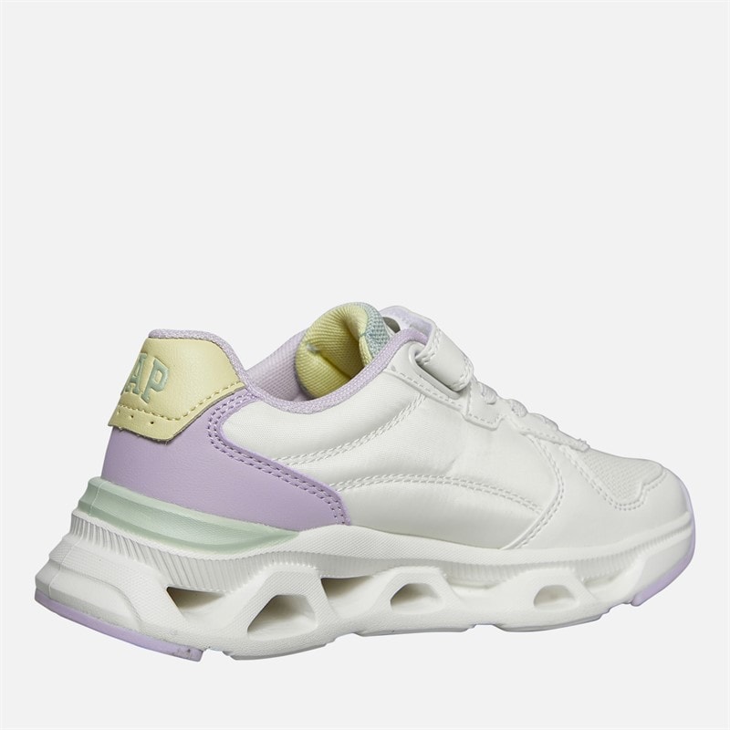 GAP Meisjes San Francisco Sneakers Off wit Liliac Citron Off-White Liliac Citron - Afbeelding 5