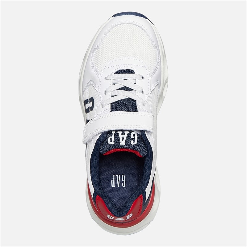 GAP Junge San Francisco Sneaker White Navy Red - Bild 4