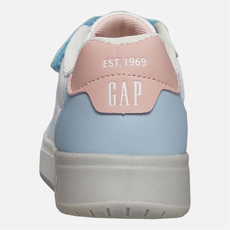 GAP Meisjes Chicago Sneakers Bleek Blauw/Wit/Roze Bleach Blue wit Pink - Afbeelding 3