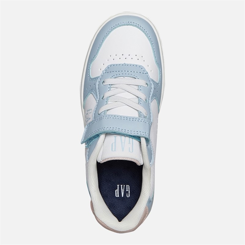 GAP Meisjes Chicago Sneakers Bleek Blauw/Wit/Roze Bleach Blue wit Pink - Afbeelding 4