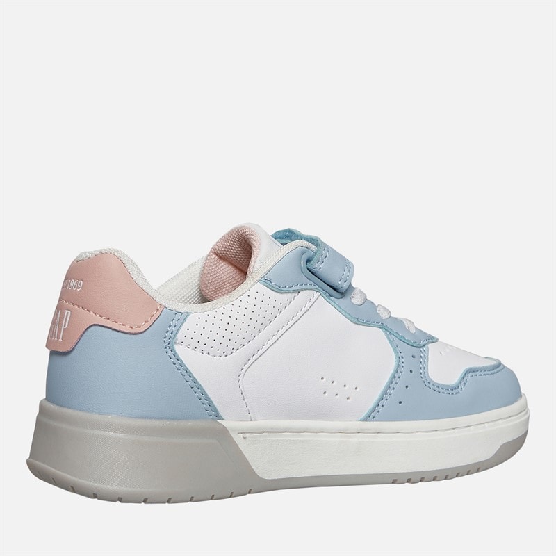 GAP Meisjes Chicago Sneakers Bleek Blauw/Wit/Roze Bleach Blue wit Pink - Afbeelding 5