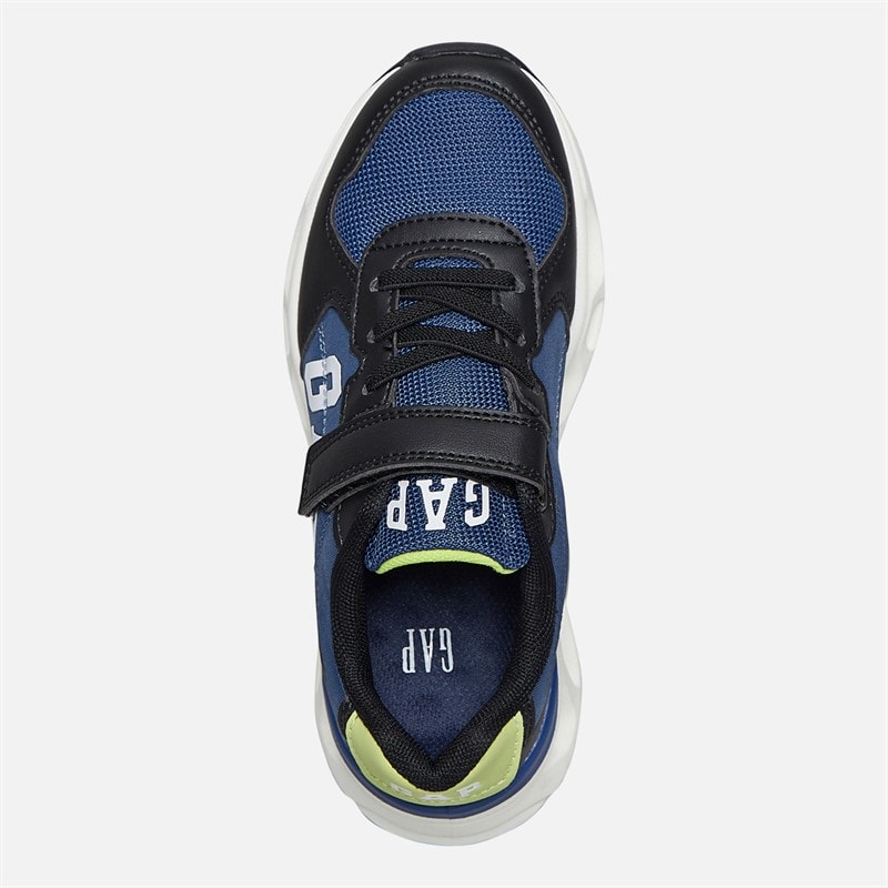 GAP Junge San Francisco Sneaker Black Blue Lime - Bild 4