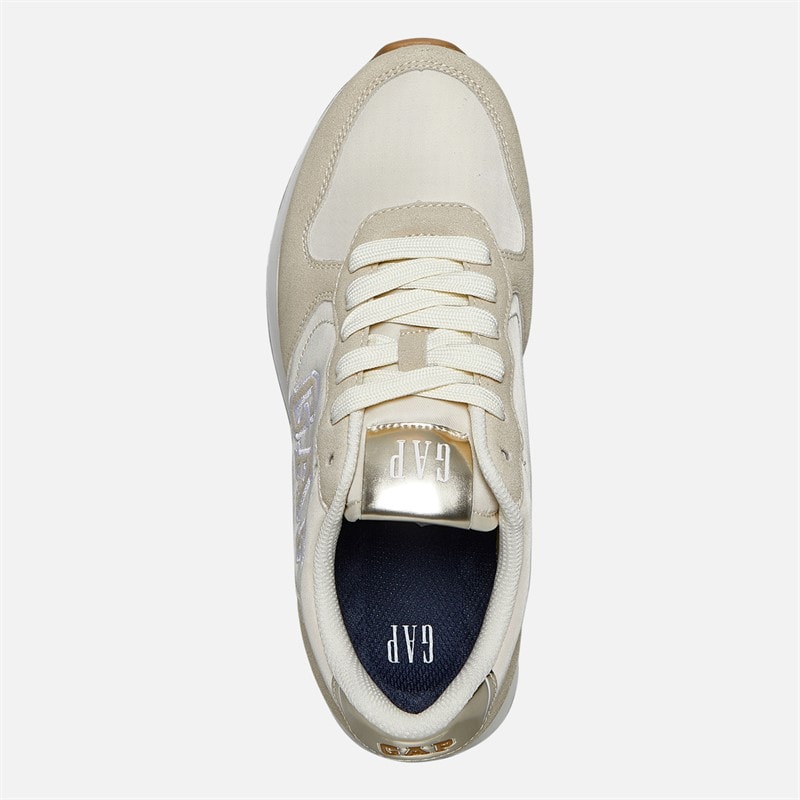 GAP Damen Nashville Bogen Logo Turnschuhe Sand - Bild 4