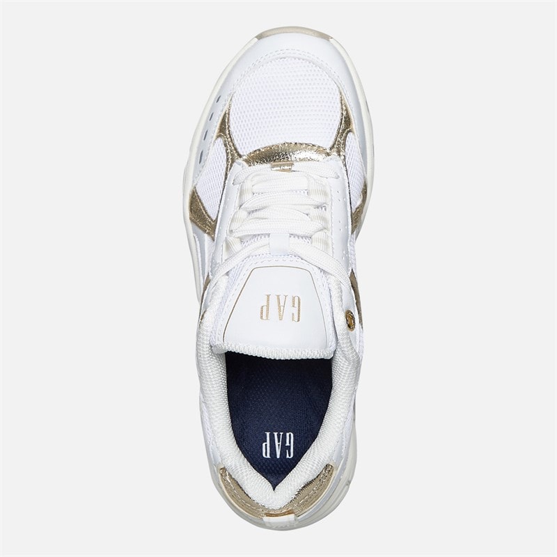 GAP Baskets Femme Coucher de Soleil White Gold - Image 4