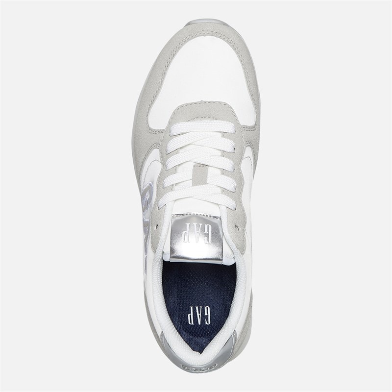 GAP Dames Nashville Arch Logo Sneakers Wit - Afbeelding 4