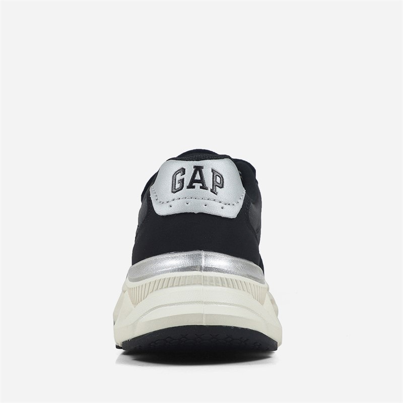 GAP San Francisco sneakersy dla dziewczynki kolor Czarny/Srebrny – zdjęcie  3