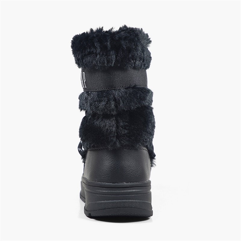GAP Bottes de Neige Hautes en Fourrure Paradise Fille Noir - Image 2